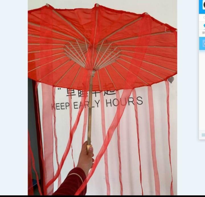 ô tròn cổ trang trơn màu