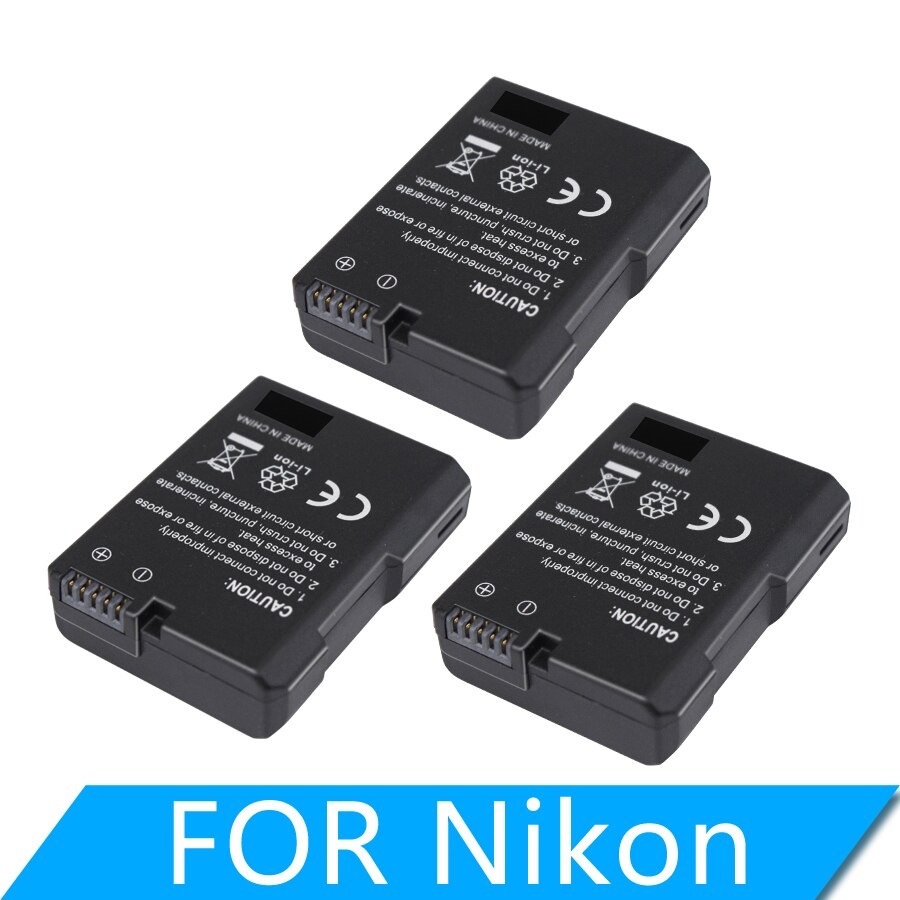 Pin Lithium-ion EN-EL14 Cho Nikon D3300/D3400/D5300/D5500/D5600/D7200/D7100/D7000 - Màu Đen