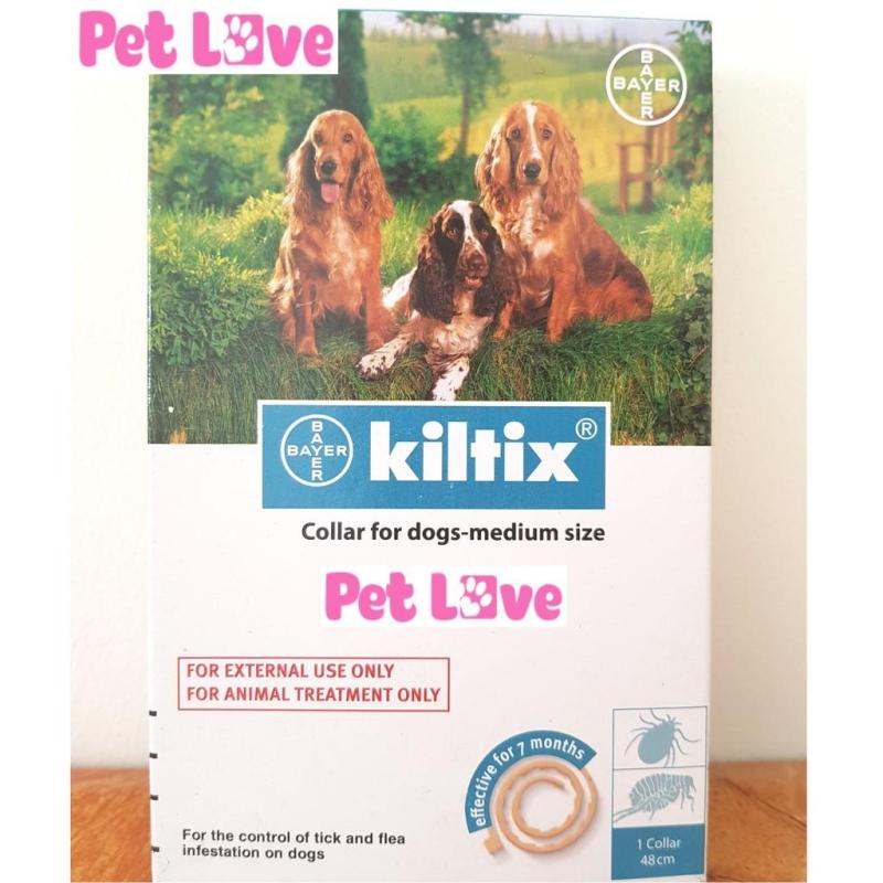 Vòng đeo cổ Kiltix trị ve, bọ chét (chó dưới 20kg)