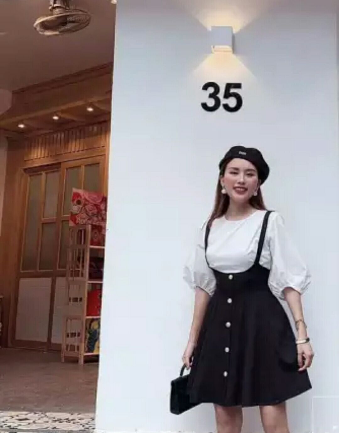 [HCM]sét váy yếm áo thun
