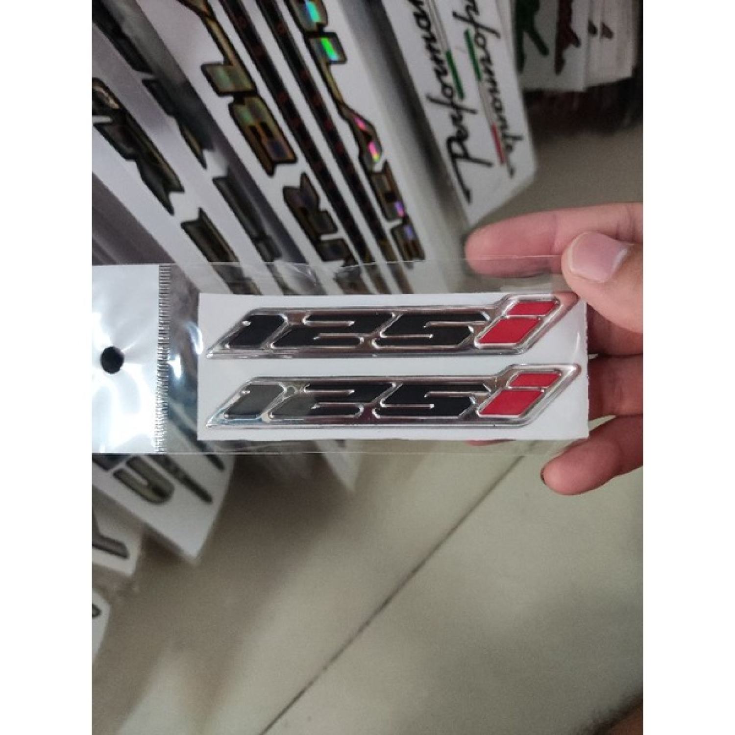 Miếng Dán Decal Tem Nổi Số 125i - 150i