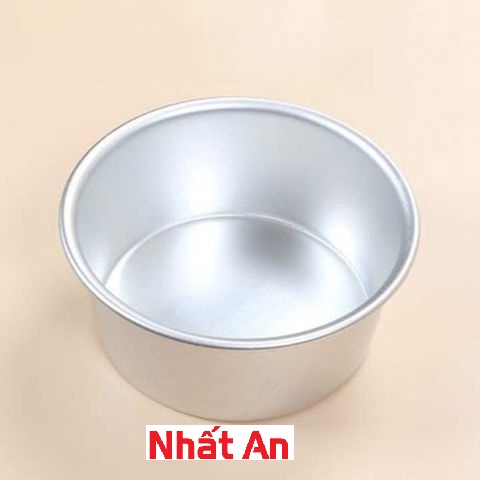 [HCM]KHUÔN NHÔM ĐÚC TRÒN ĐÁY LIỀN 6"