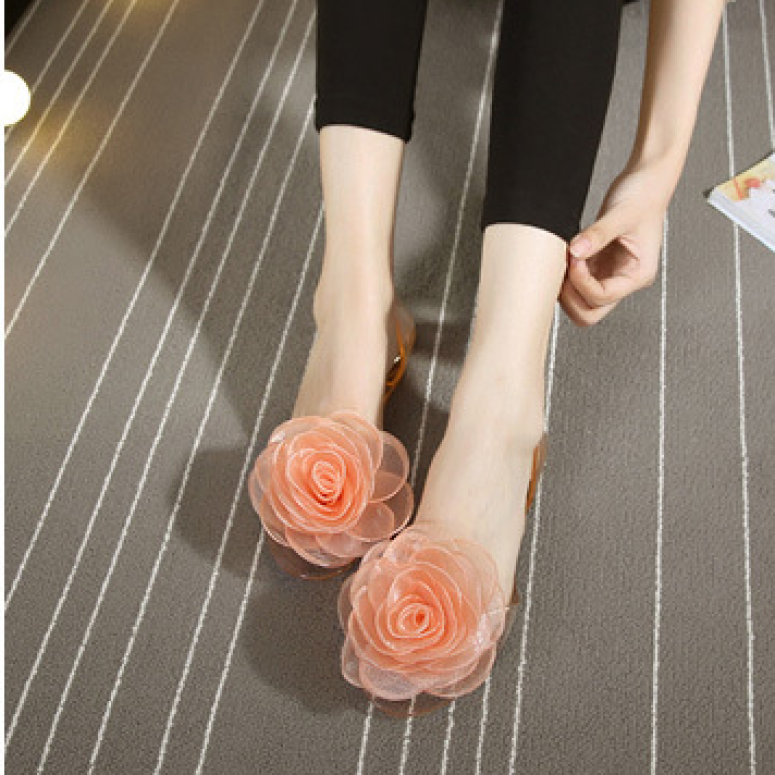 GIÀY NỮ CHEN-7 kiểu dáng BÚP BÊ, GIAY BUP BE chất liệu nhựa dẻo, có thể đi mưa chống thấm, nhiều màu nhiều size giá rẻ