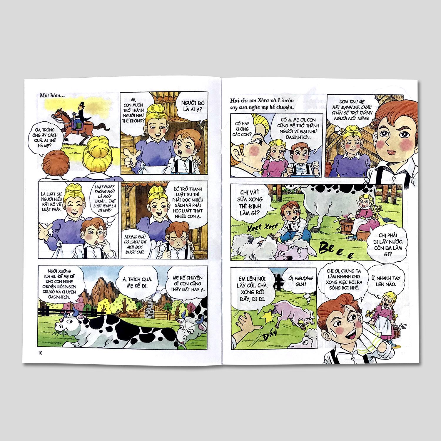 Danh Nhân Thế Giới - Truyện tranh Comic (Bộ 10 Cuốn)