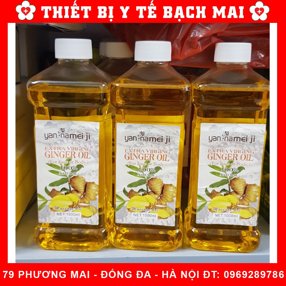 Tinh dầu Gừng massage Giảm Béo Thông Kinh Lạc
