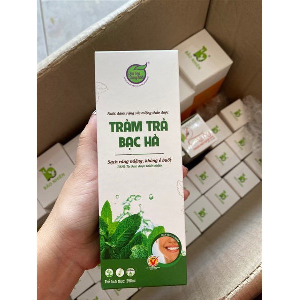 Súc miệng Tràm trà Bạc Hà