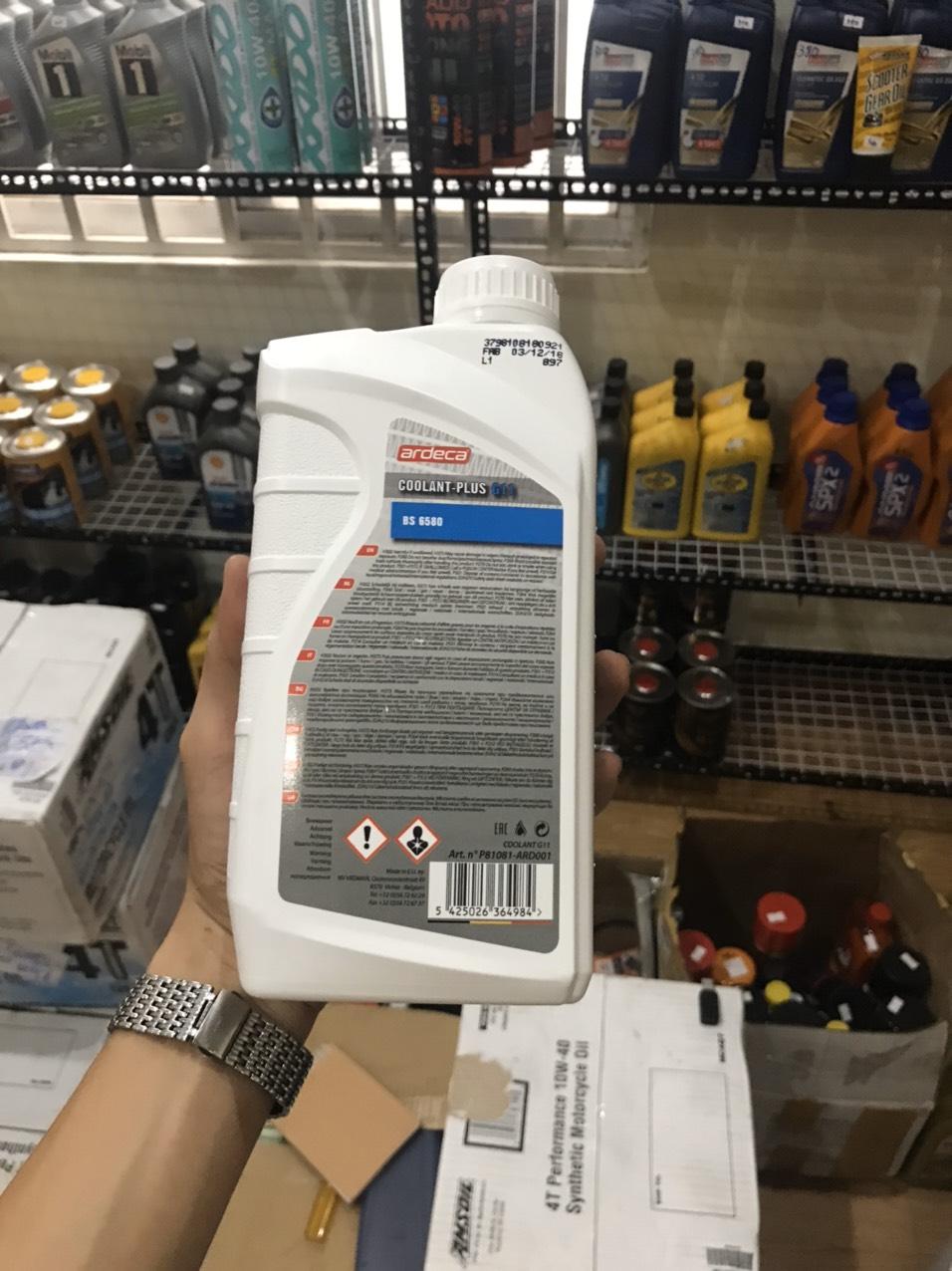 [HCM]Nước làm mát Ardeca Coolant Plus G11 dung tích 1L
