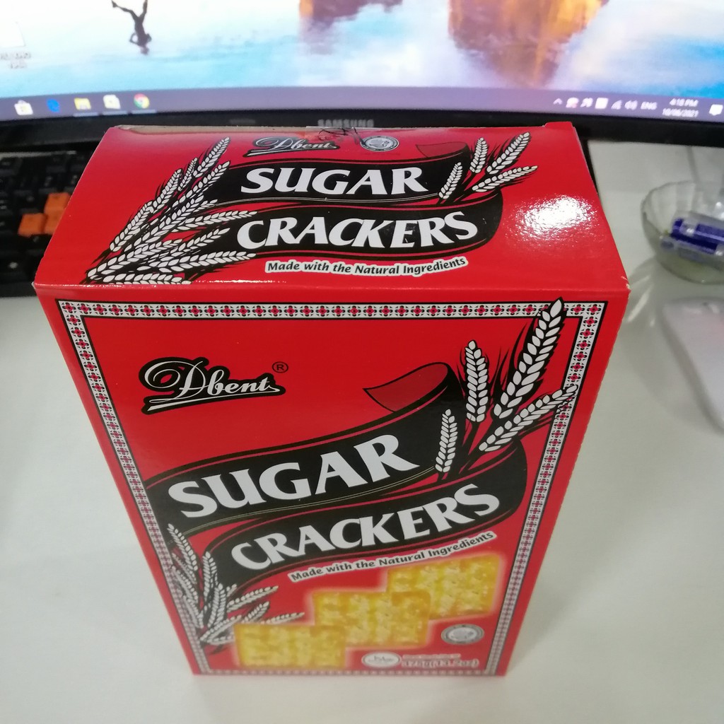 Bánh Lúa Đường Dbent Sugar Crackers (Hộp 375g-đỏ)