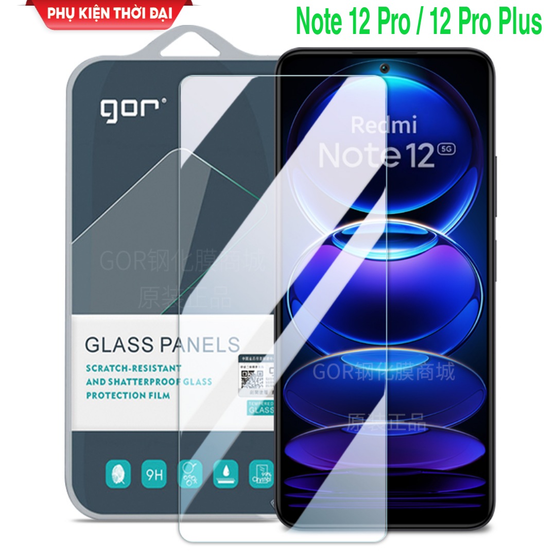 Cường lực gor redmi note 12 pro 5g / note 12 pro plus / note 12 pro 4g / note 13 pro 5g / note 13 pro 4g trong suốt chơi game mượt chất kính đẹp