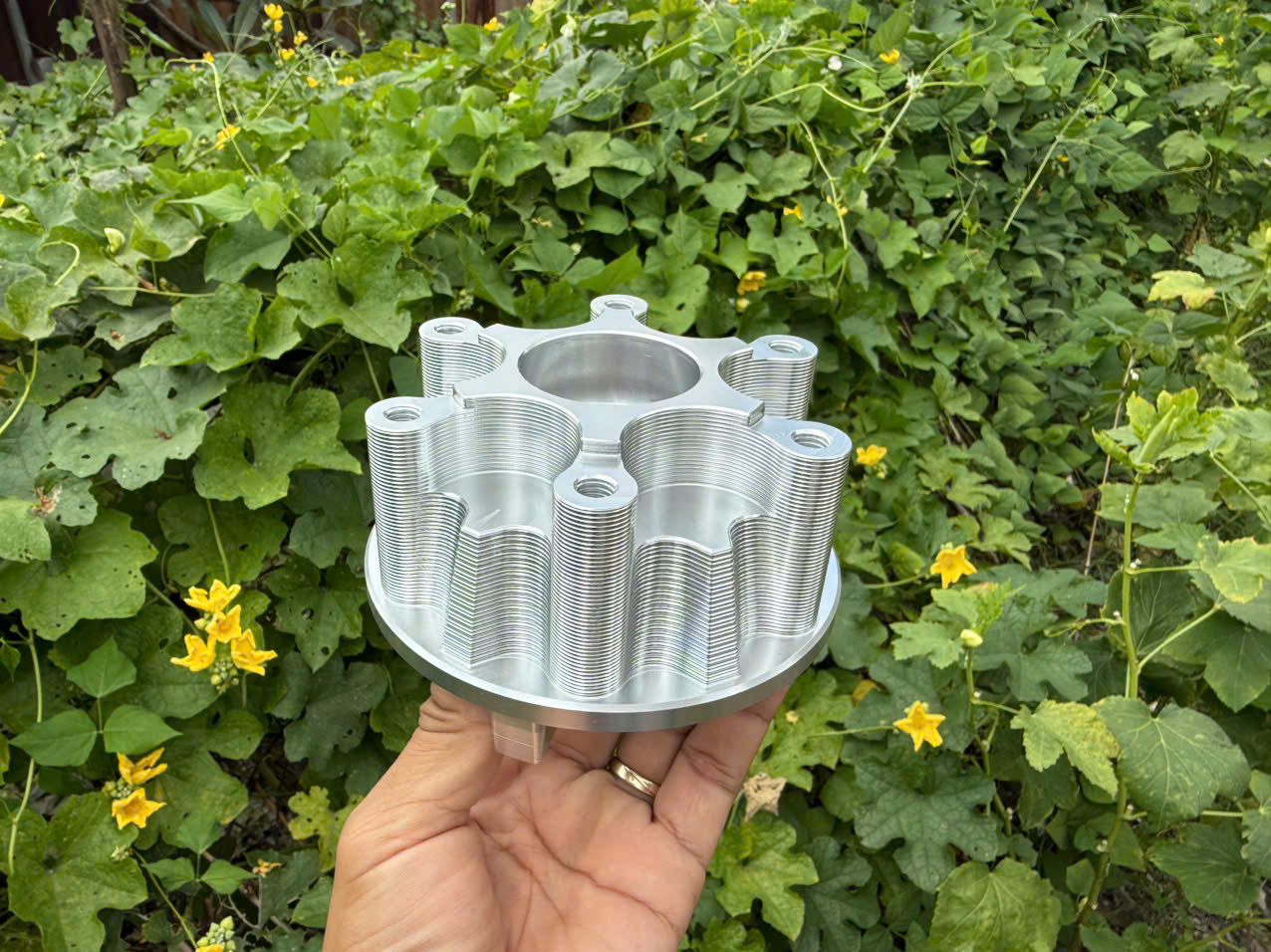 Cùi dĩa Exciter 150 nhôm CNC