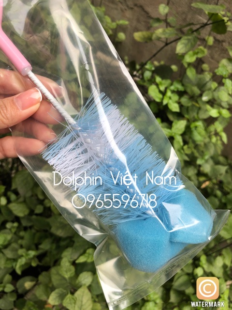 Cọ Bình Sữa Akido Xoay 360 Độ