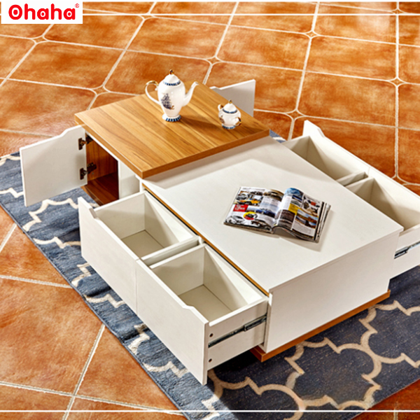 [ Freeship HCM ] [ Trả góp 0%] Bàn trà sofa OHAHA kiểu dáng độc đáo - BT008