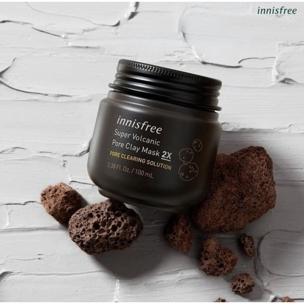 Mặt Nạ Đất Sét Innisfree Super Volcanic Pore Clay Mask 2X 100ml