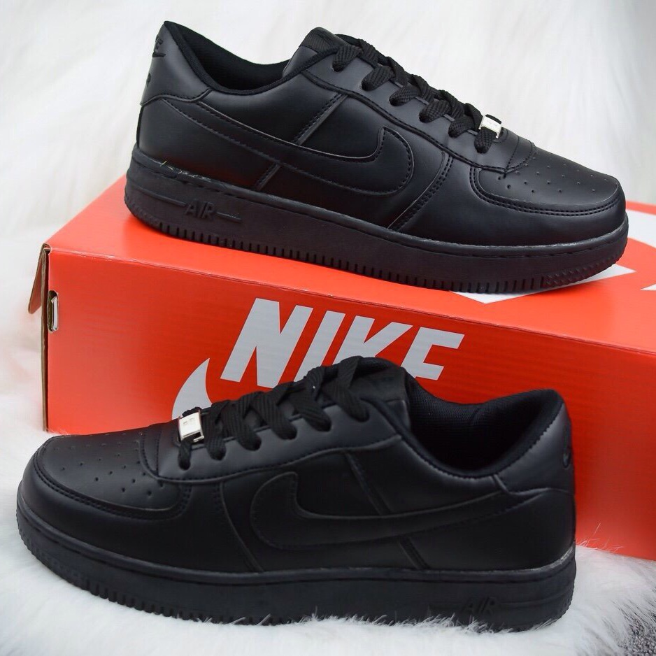 [HCM]Giầy sneaker air force 1 đen full nam nữ