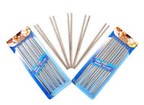 Combo 20 VỈ 5 ĐÔI ĐŨA XOẮN INOX