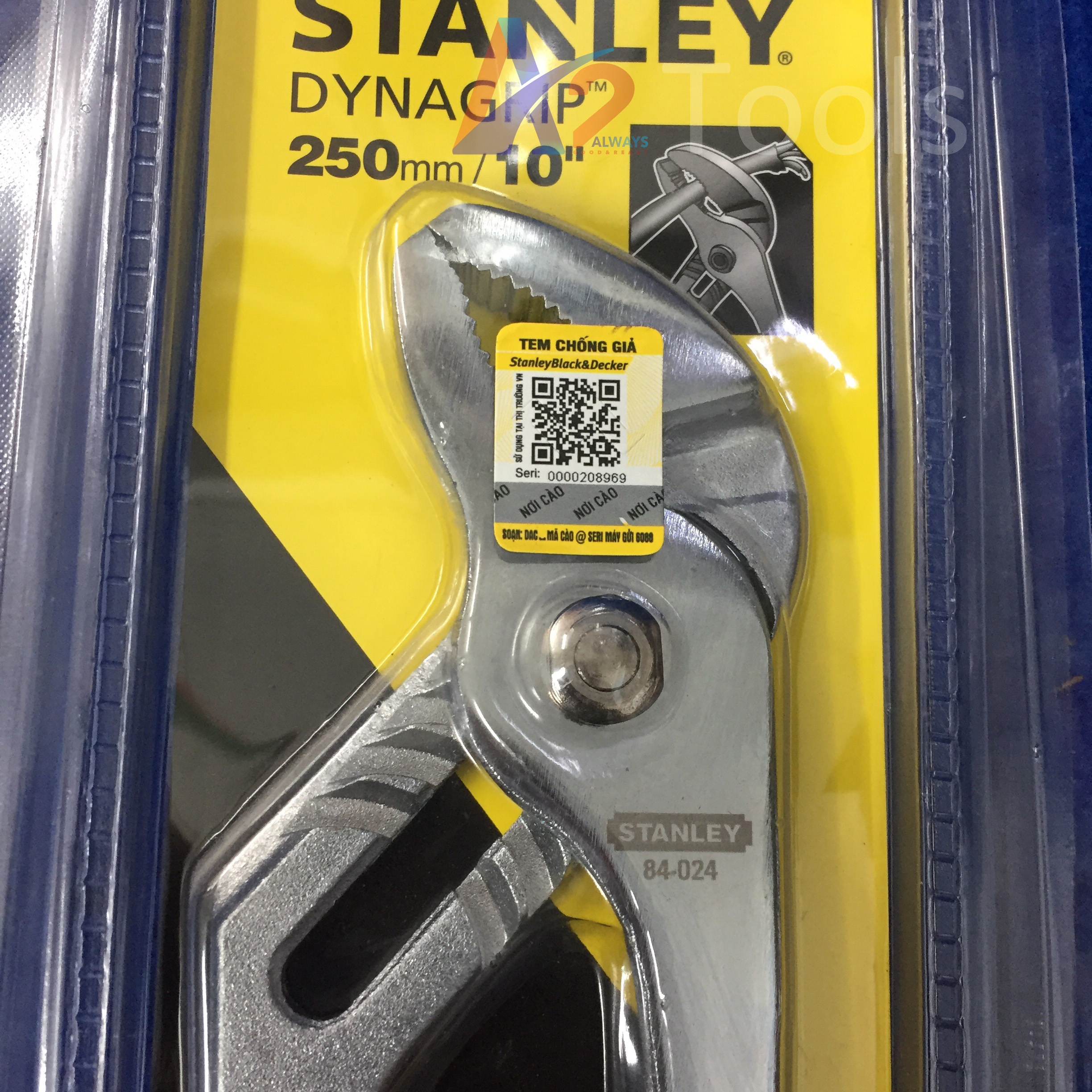 Kềm mỏ quạ cán dày 10"/250mm STANLEY STHT84024-8