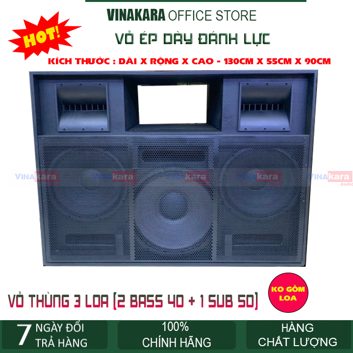 Hộp loa trầm 3 chiều 40 50 cao cấp Hệ thống Karaoke | Lazada.vn