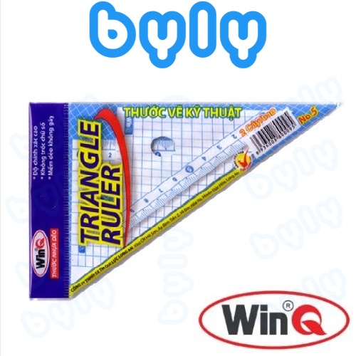 Túi 2 thước Eke vẽ kỹ thuật WinQ  - No.5 - ByLy Store