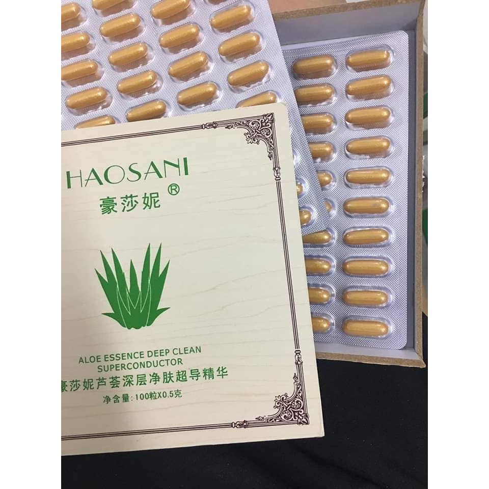 Thải chì haosani, viên thải chì thải độc tố da