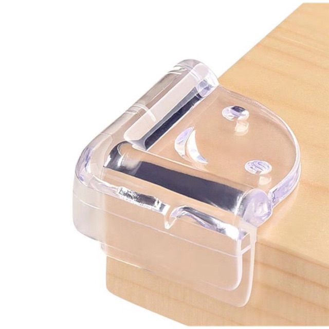 COMBO 4 miếng bọc góc bàn, che cạnh bàn, bọc góc, miếng nhựa dẻo bịt góc bàn, tủ, gường, nẹp góc SILICON trong suốt chống va đập an toàn cho bé