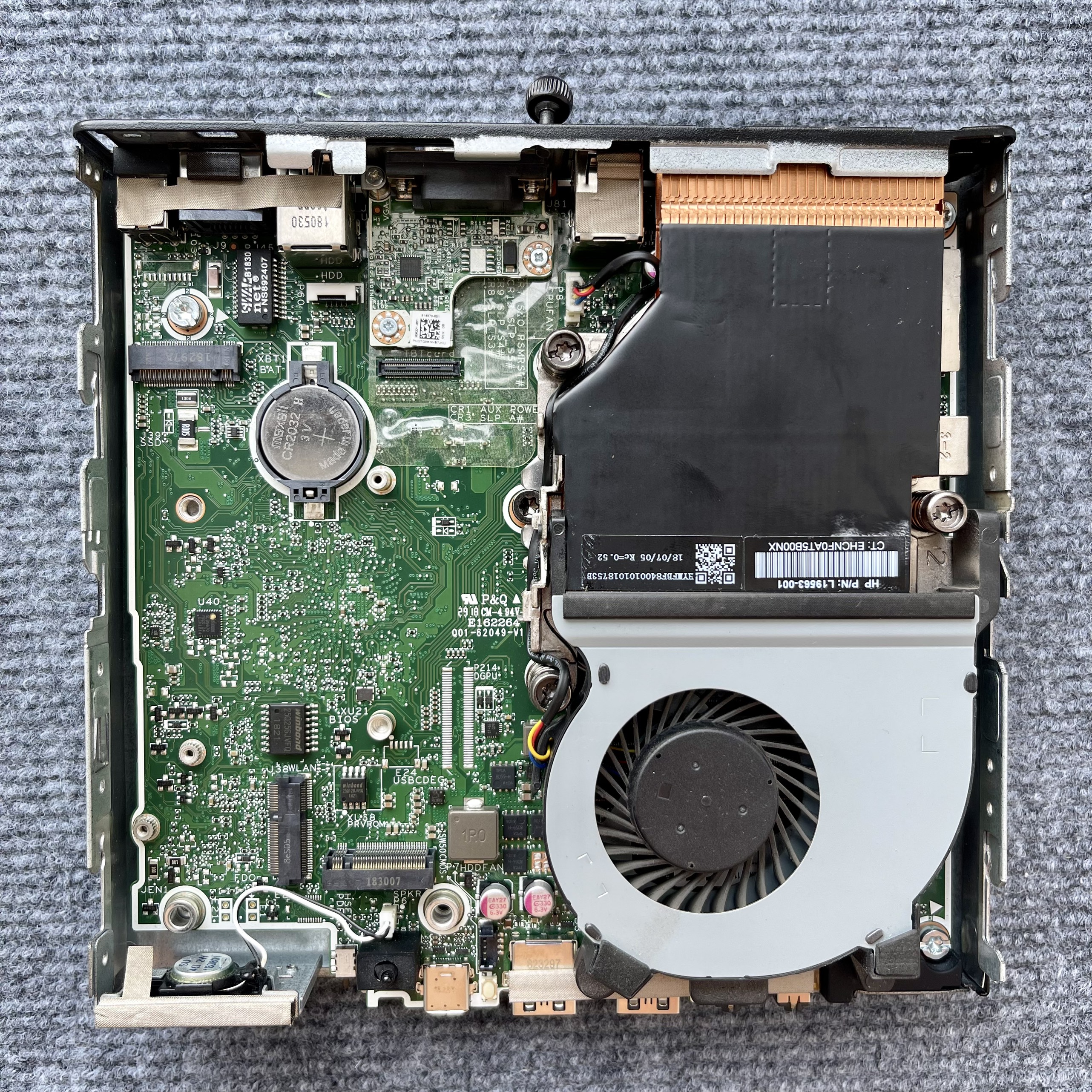[Trả Góp 0%]Máy tinh Mini PC HP Elitedesk 800 G4 65W CPU Intel Gen 8 có Wifi Bluetooth Adapter.