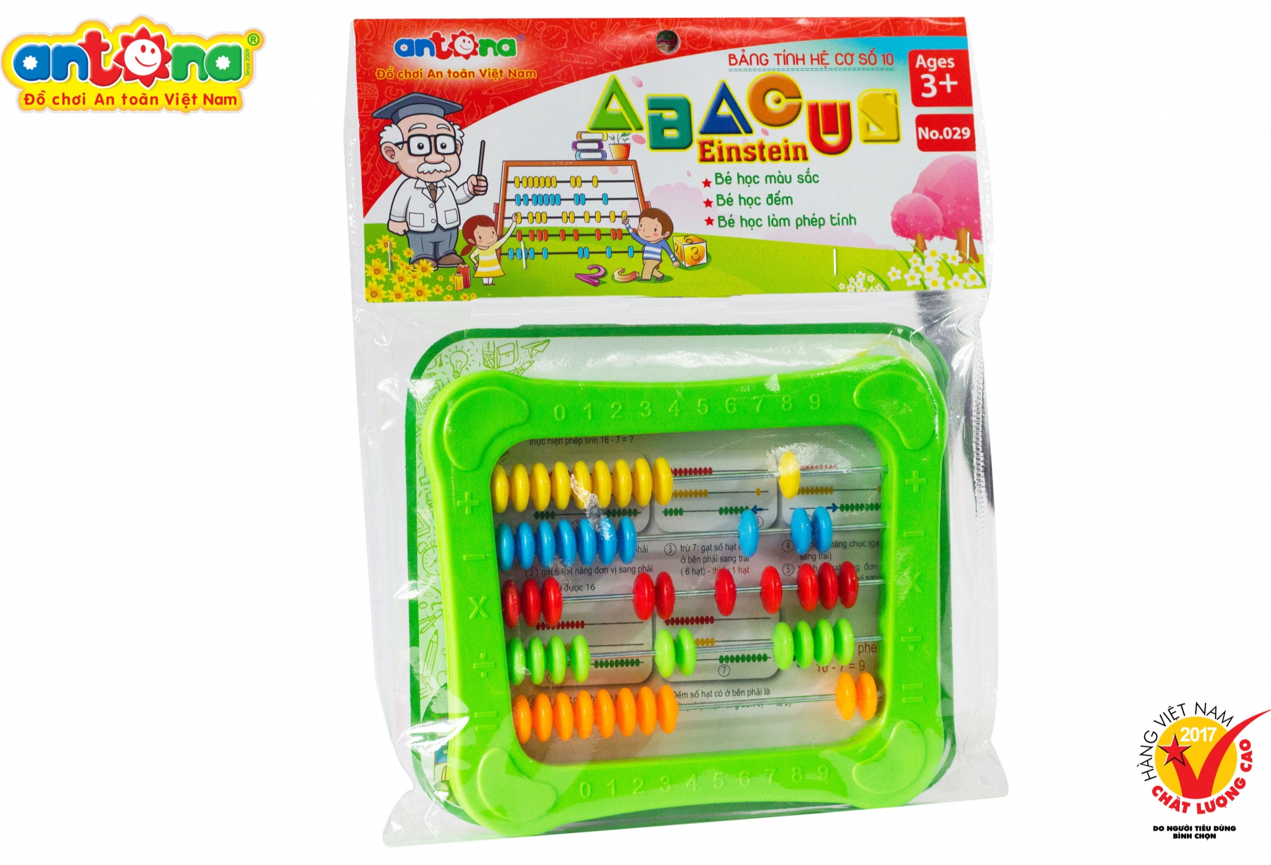 Bảng tính Abacus - Hệ số 10