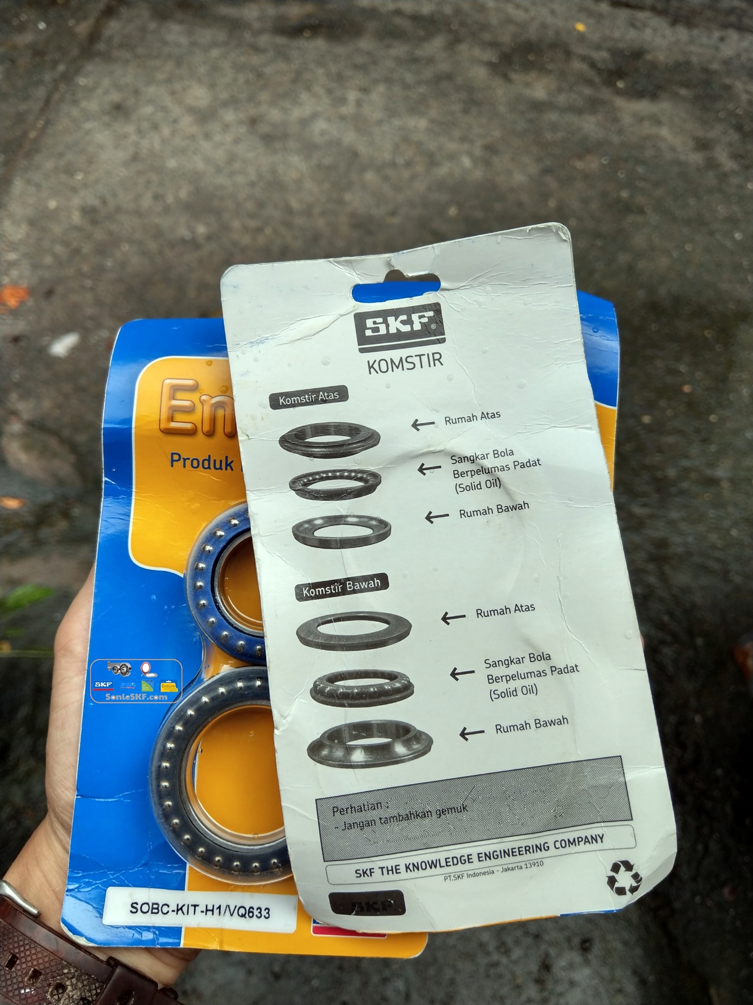 Chén cổ Enduro SKF dành cho Honda SH 150 (Có hàng)