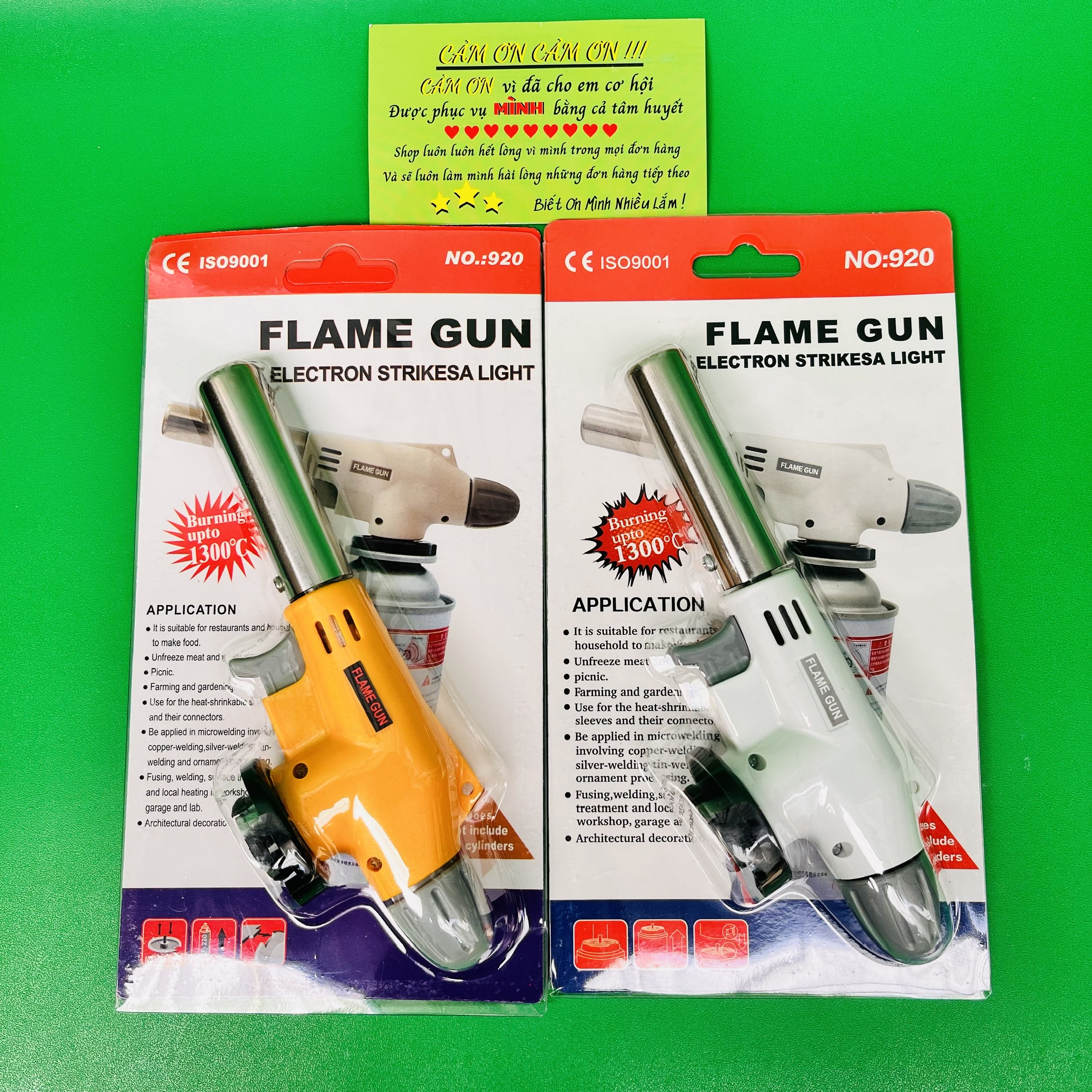 Đầu khò bình gas mini cầm tay, đánh lửa tự động