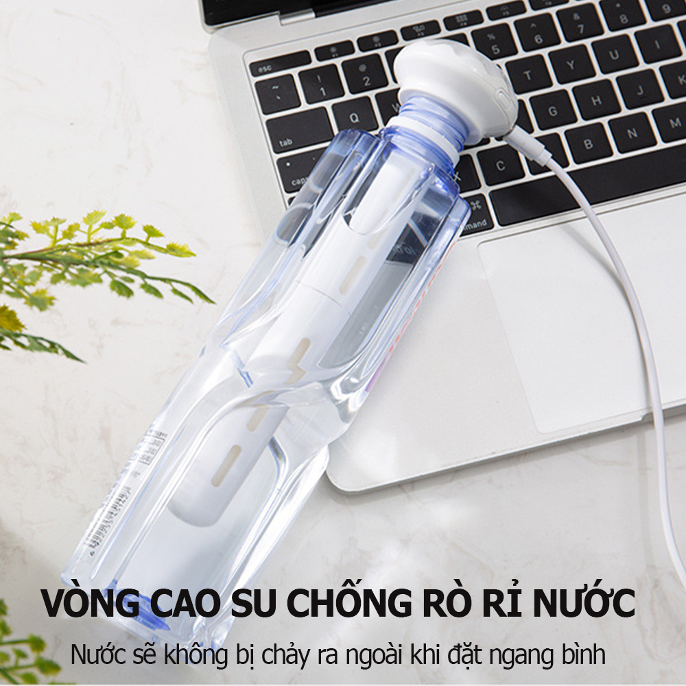 Máy phun sương tạo ẩm đa năng, tiện dụng dành cho oto, văn phòng, phòng ngủ phù hợp với nhiều loại bình chứa,công nghệ phun sương nano khuếch tán rộng- Bảo hành 6 tháng