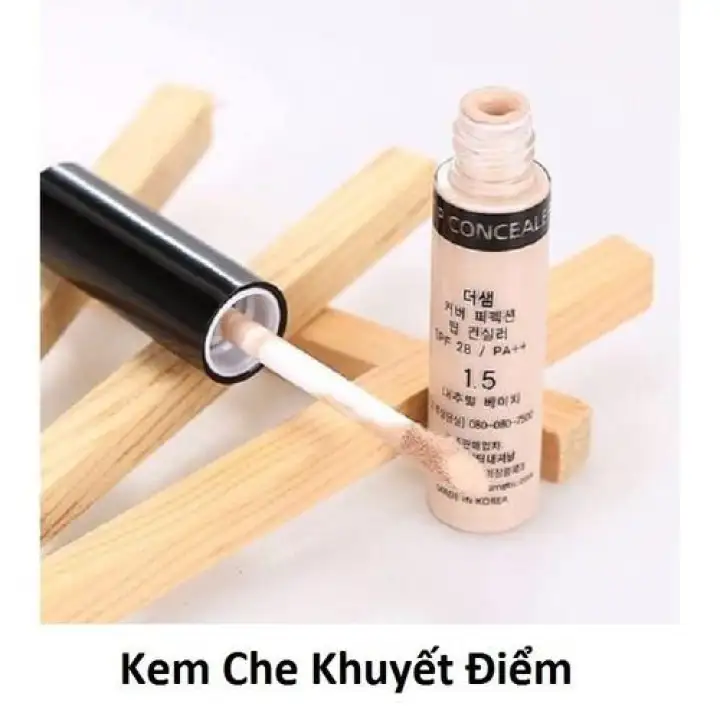 Kem Che Khuyết điểm The Saem Cover Perfection Tip Concealer 6 5g