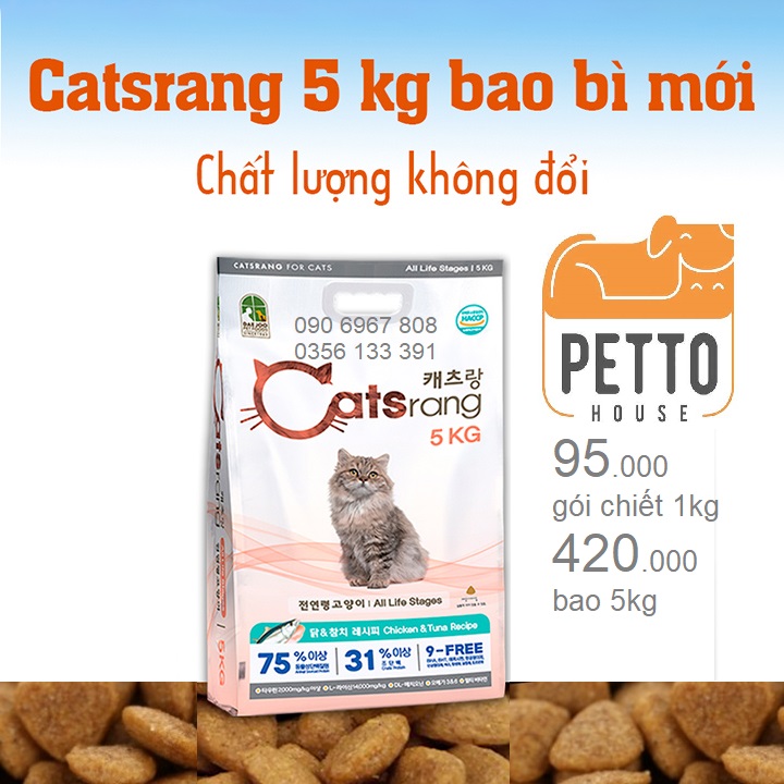 Thức ăn cho mèo Snappy Tom 8kg salmon with chicken