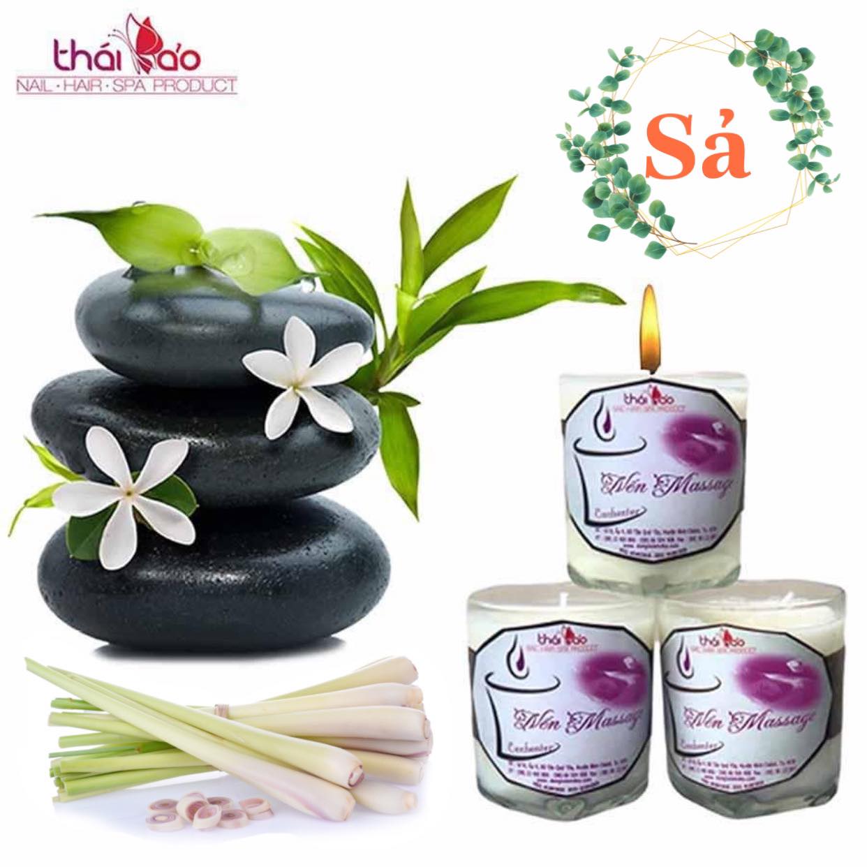 Nến Massage Body - Tinh Dầu Hương Sả ( 200g )