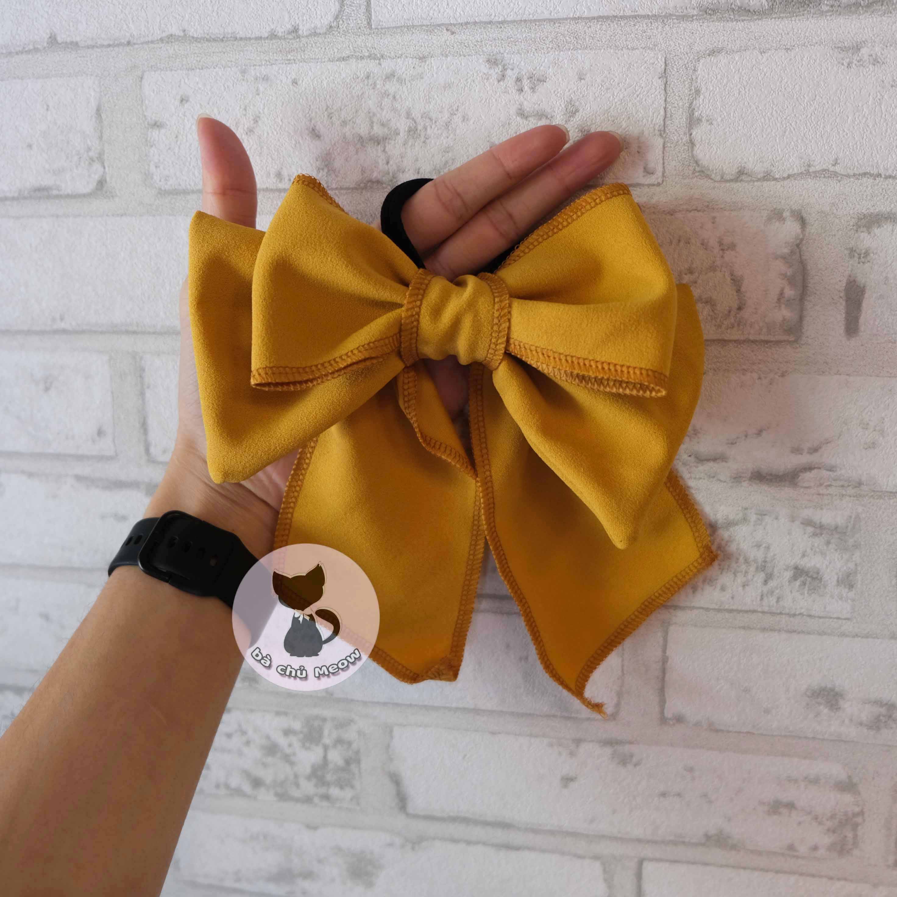 Nơ Cột Tóc Tiểu Thư - Dây cột Tóc Phối Màu - Scrunchies Thắt Nơ