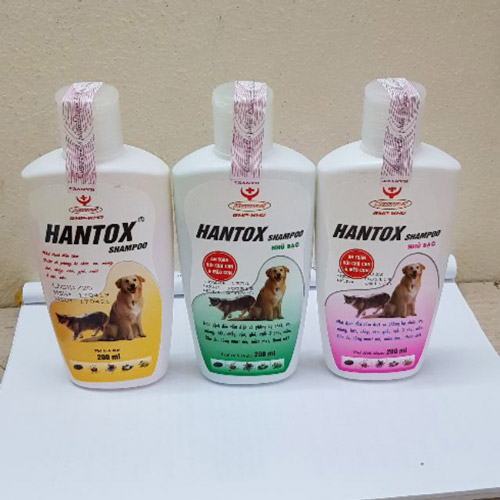 Sữa Tắm Chó Mèo Hantox Hồng Diệt Phòng Bọ Chét, Ve, Mòng, Ghẻ 200ml