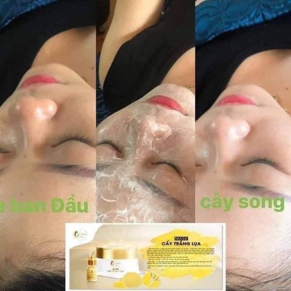 [HCM]COMBO CẤY TRẮNG LỤA NANO + MÁY DI TINH CHẤT CHUẨN SPA TẠI NHÀ [Tặng cọ quét + mặt nạ]