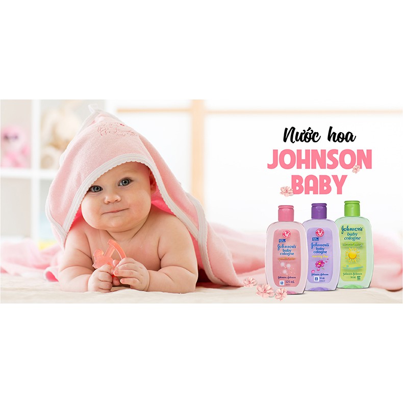 [HCM]Nước Hoa JohnsonS Baby - Hương Phấn Hoa 50Ml