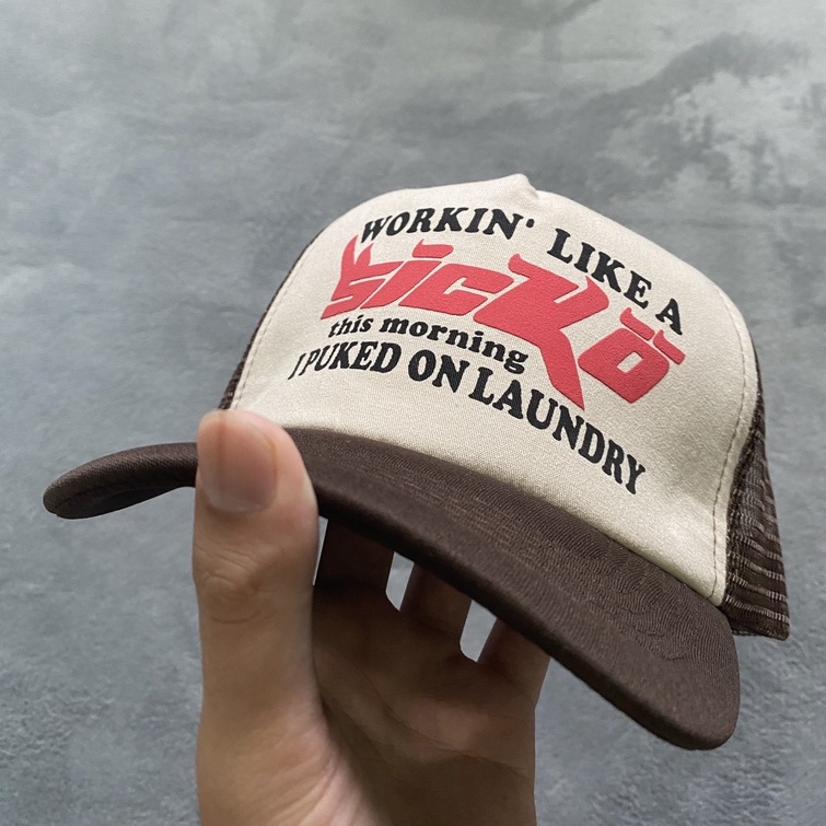MŨ TRUCKER HAT SICKO PHONG CÁCH VINTAGE