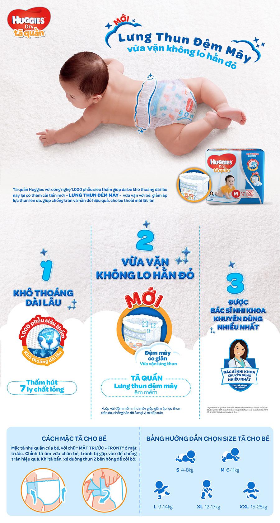 Tã quần cho bé huggies L36 miếng