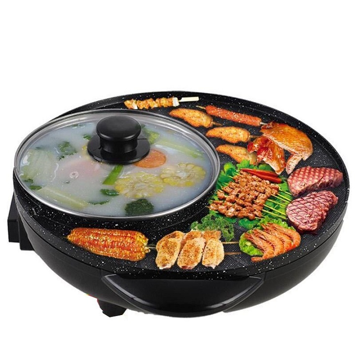 Bếp lẩu nướng đa năng 2 trong 1