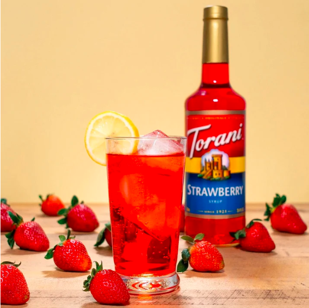 SIRO TORANI DÂU 750ML - TORANI STRAWBERRY SYRUP