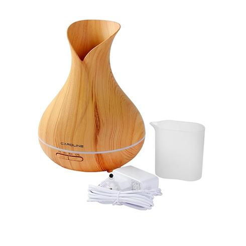 Máy khuếch tán tinh dầu Caroline 300ml vân gỗ vàng