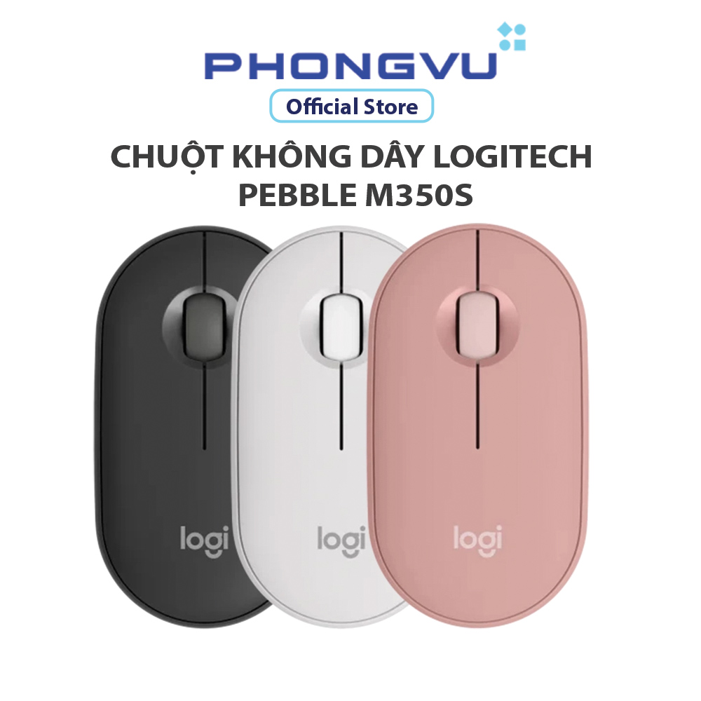Chuột không dây Logitech Pebble M350 & M350S - Bảo hành 12 tháng