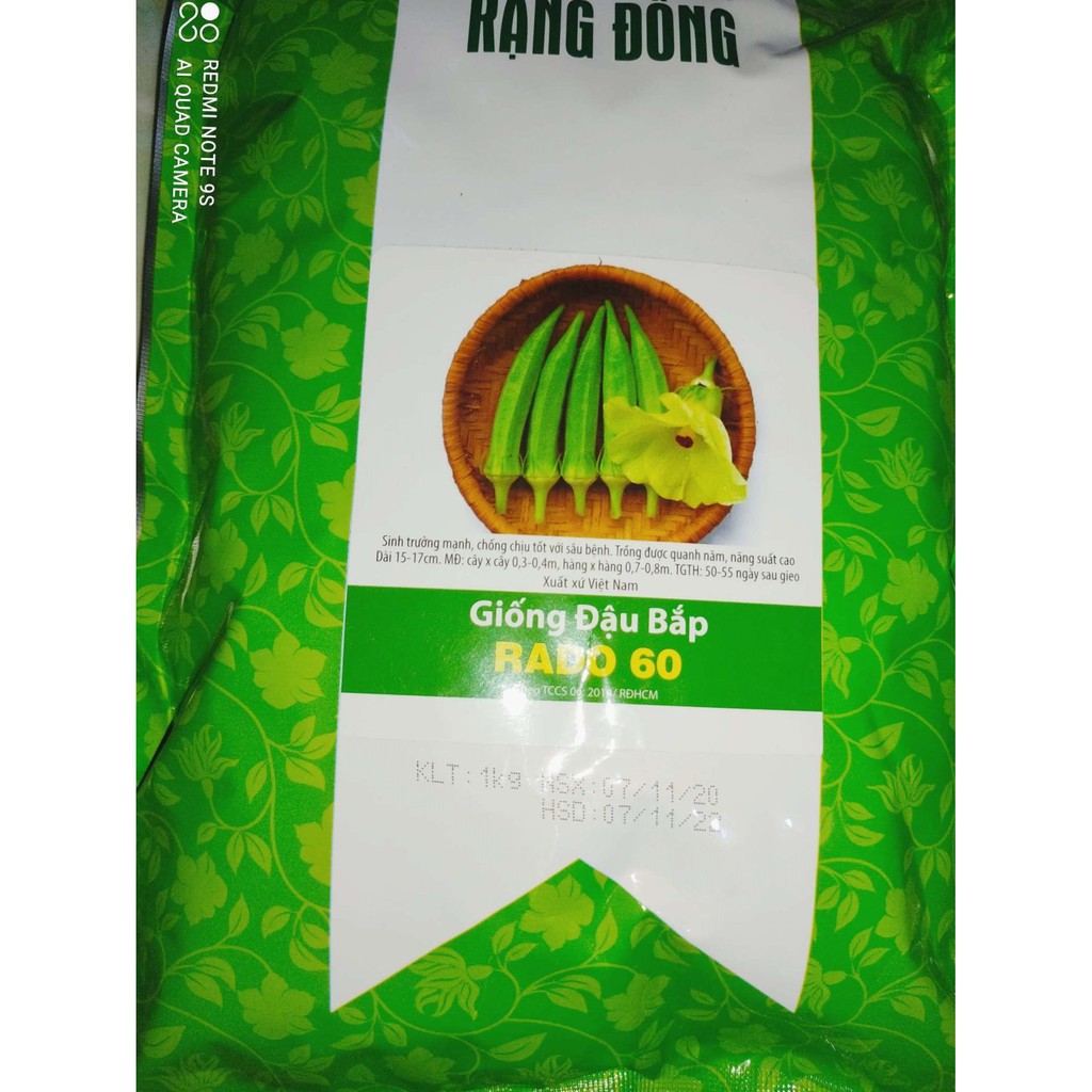 1Kg Hạt Giống Đậu Bắp Xanh Mềm