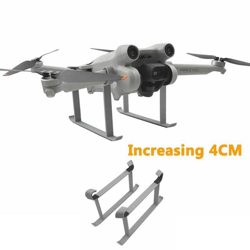 Dji Mini 3 PRO LED 起落架可折疊加長著陸防滑迷你 3 PRO 鏡頭防摔保護配件