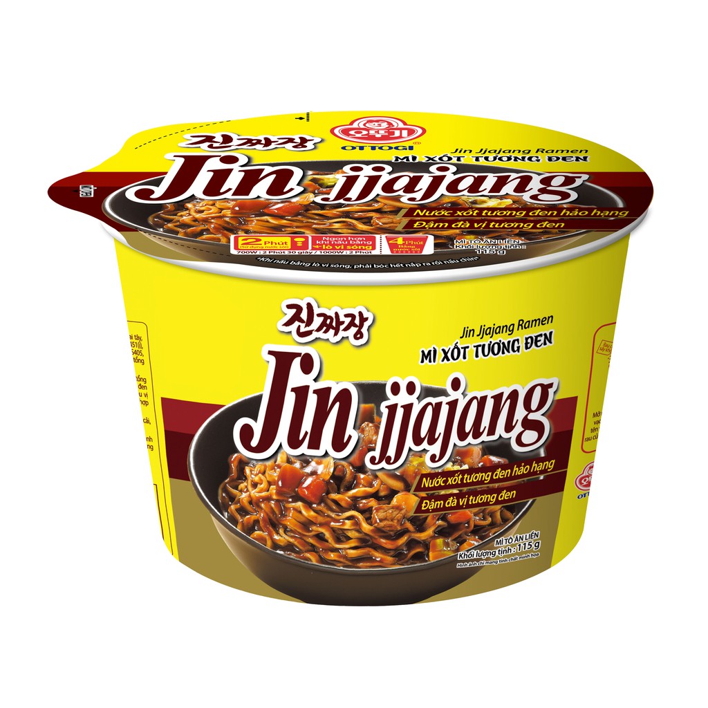 Mì xốt tương đen tô 115g