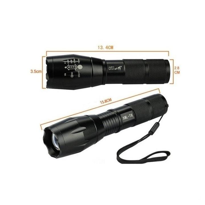 Đèn Pin Siêu Sáng  XML-T6, Đèn Pin Police T6