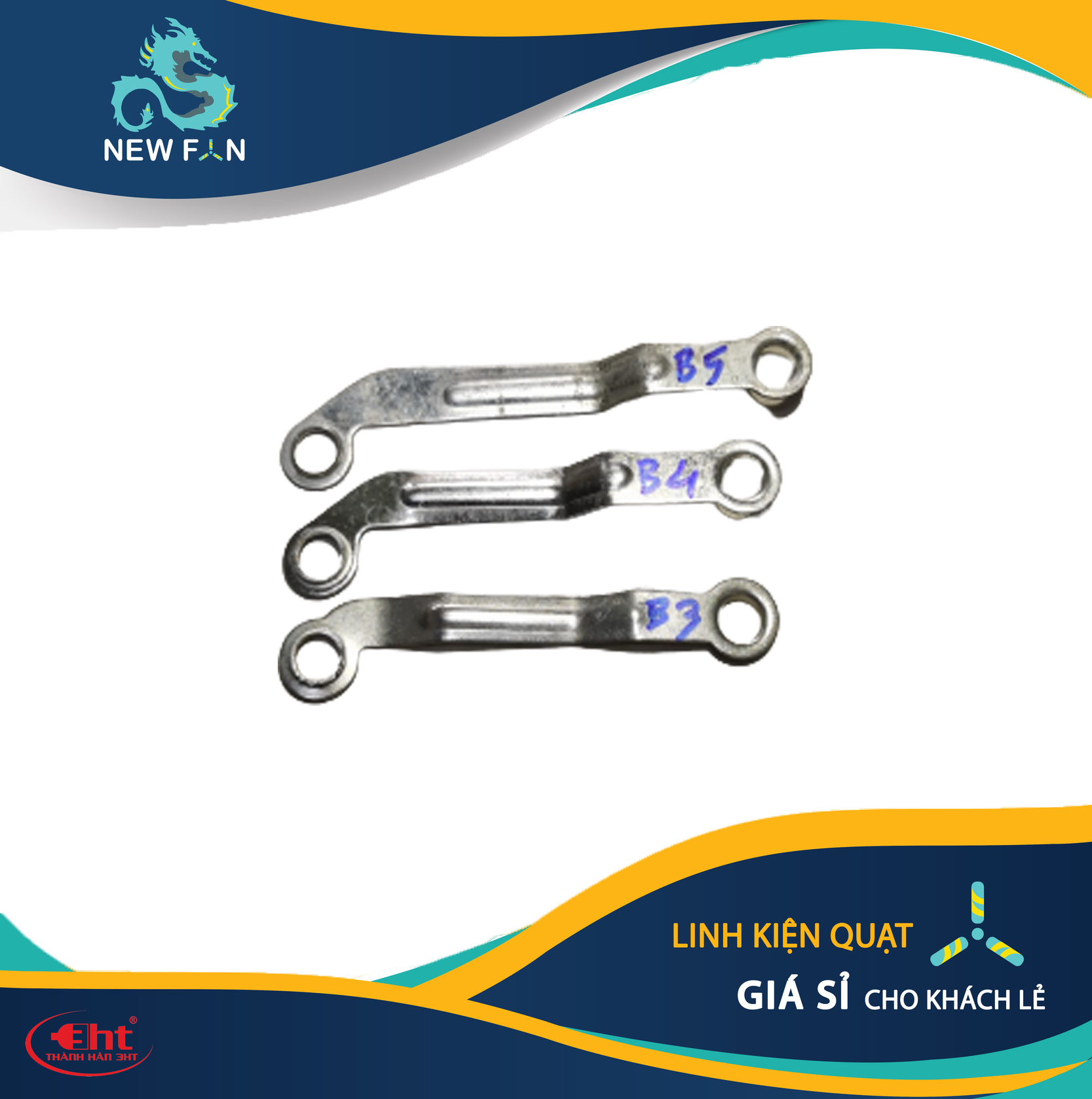 10 Càng đưa quạt B3 - B4 - càng đảo quạt