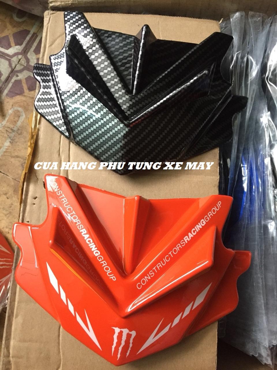 Ốp đầu đèn cho xe Exciter 150 kiểu cắm Sừng