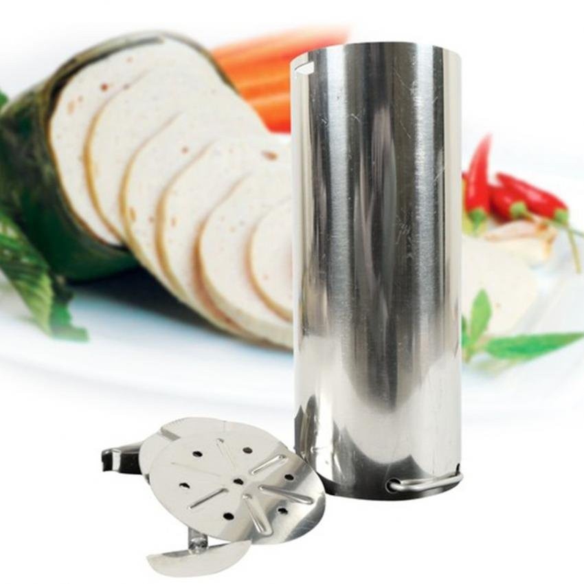 Khuôn làm giò đủ cỡ 2kg - Khuôn giò xào, giò thủ, giò đông-Chất liệu inox xịn vega365