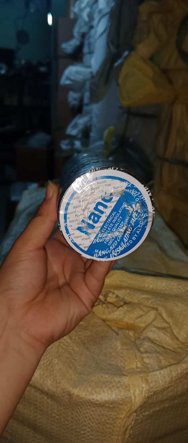 10 cuộn băng keo nano đen cách điện 2cm